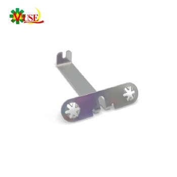 Metal stamping connector with star-shaped holes